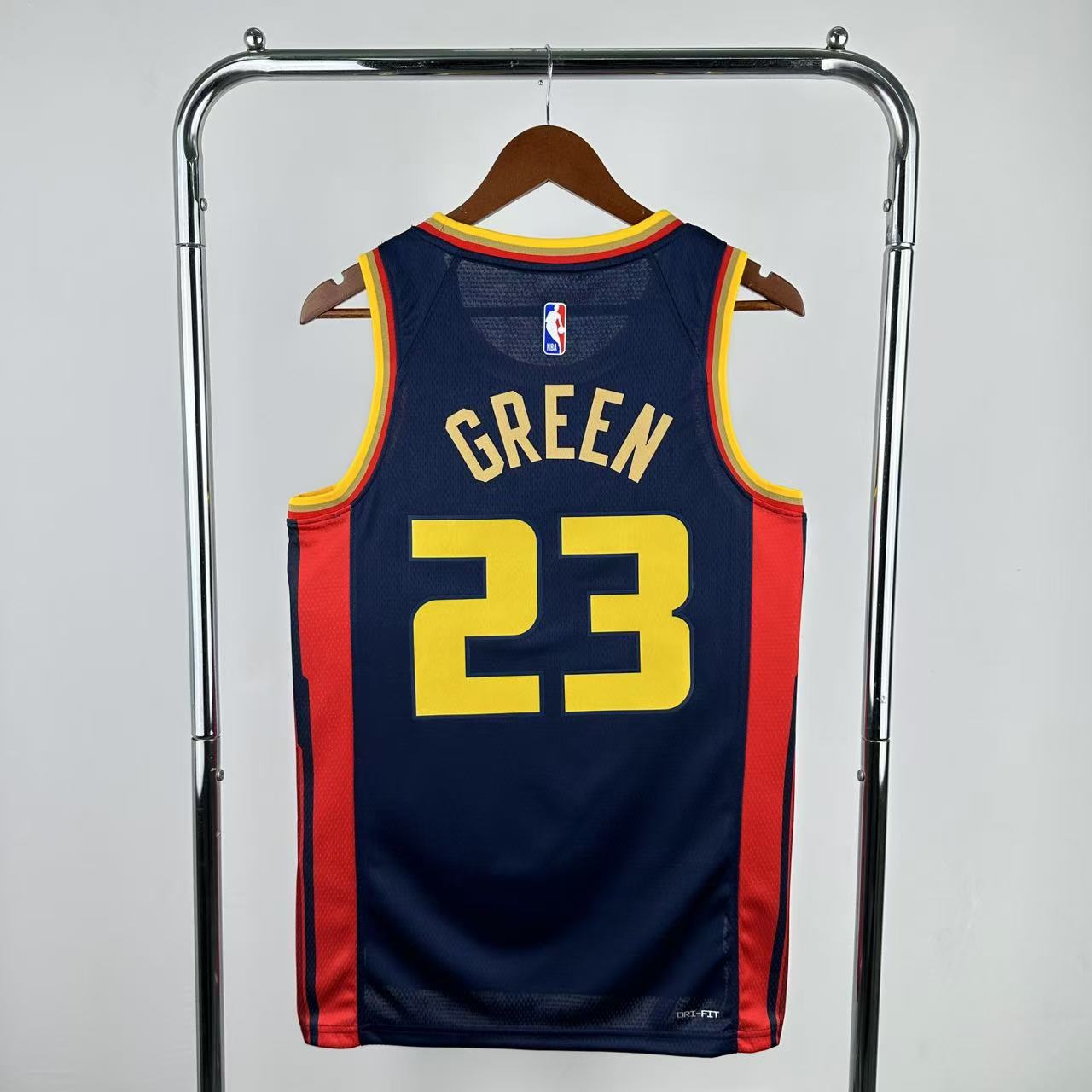 Men Golden State Warriors #23 Green Drak Blue City Edition Season Nike 2025 NBA Jersey
